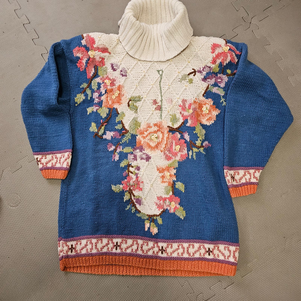 Melbourne Country Hand Knitted Women's Sweater‎ Size Small